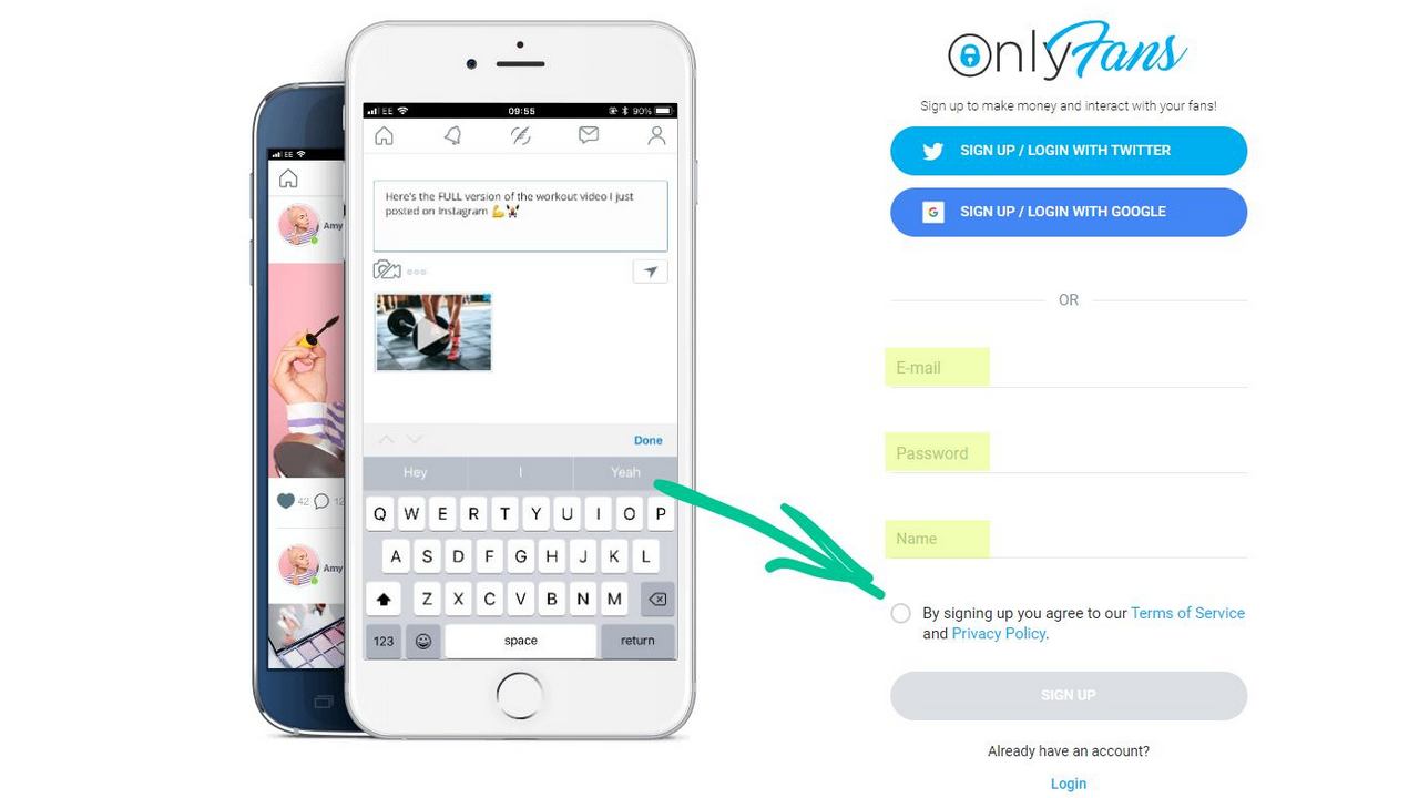 How to link twitter to onlyfans for verification