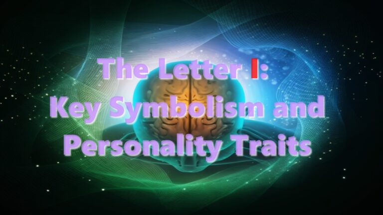 The Letter I: Key Symbolism and Personality Traits